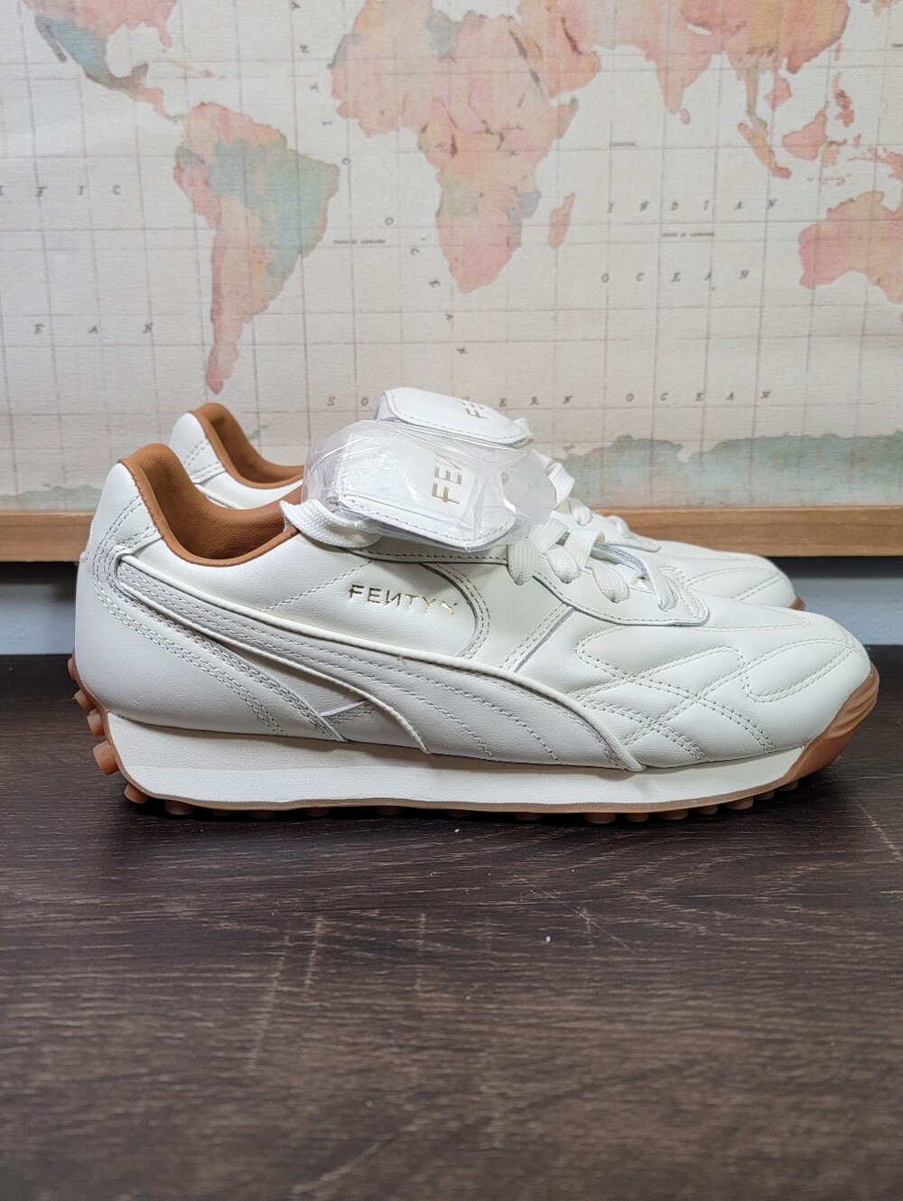 BRAND NEW Puma Avanti VL Fenty Warm White Women's Size 7.5